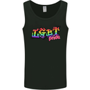 LGBT Gay Pride Day Awareness Mens Vest Tank Top Black