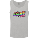 LGBT Gay Pride Day Awareness Mens Vest Tank Top Sports Grey