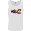 LGBT Gay Pride Day Awareness Mens Vest Tank Top White