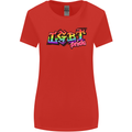 LGBT Gay Pride Day Awareness Womens Wider Cut T-Shirt Red