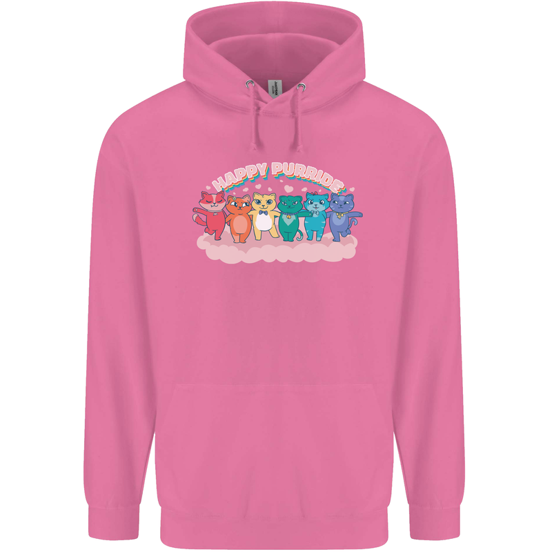 LGBT Happy Purride Funny Gay Cats Childrens Kids Hoodie Azalea