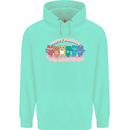 LGBT Happy Purride Funny Gay Cats Childrens Kids Hoodie Peppermint