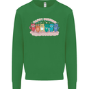 LGBT Happy Purride Funny Gay Cats Kids Sweatshirt Jumper Irish Green