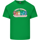LGBT Happy Purride Funny Gay Cats Kids T-Shirt Childrens Irish Green