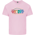 LGBT Happy Purride Funny Gay Cats Kids T-Shirt Childrens Light Pink