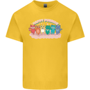 LGBT Happy Purride Funny Gay Cats Kids T-Shirt Childrens Yellow