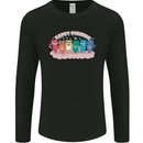 LGBT Happy Purride Funny Gay Cats Mens Long Sleeve T-Shirt Black