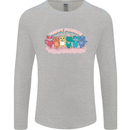 LGBT Happy Purride Funny Gay Cats Mens Long Sleeve T-Shirt Sports Grey