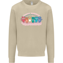 LGBT Happy Purride Funny Gay Cats Mens Sweatshirt Jumper Sand