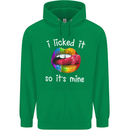 LGBT I Licked it So It's Mine Gay Pride Day Childrens Kids Hoodie Irish Green