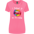 LGBT I Licked it So It's Mine Gay Pride Day Womens Wider Cut T-Shirt Azalea
