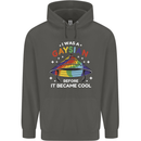 LGBT I Was a Gaysian Before it Came Cool Childrens Kids Hoodie Storm Grey