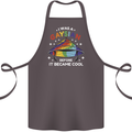 LGBT I Was a Gaysian Before it Came Cool Cotton Apron 100% Organic Dark Grey