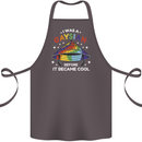 LGBT I Was a Gaysian Before it Came Cool Cotton Apron 100% Organic Dark Grey