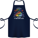 LGBT I Was a Gaysian Before it Came Cool Cotton Apron 100% Organic Navy Blue