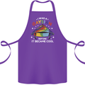 LGBT I Was a Gaysian Before it Came Cool Cotton Apron 100% Organic Purple