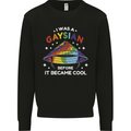 LGBT I Was a Gaysian Before it Came Cool Kids Sweatshirt Jumper Black