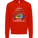 LGBT I Was a Gaysian Before it Came Cool Kids Sweatshirt Jumper Bright Red