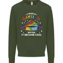 LGBT I Was a Gaysian Before it Came Cool Kids Sweatshirt Jumper Forest Green