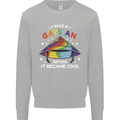 LGBT I Was a Gaysian Before it Came Cool Kids Sweatshirt Jumper Sports Grey