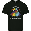 LGBT I Was a Gaysian Before it Came Cool Kids T-Shirt Childrens Black