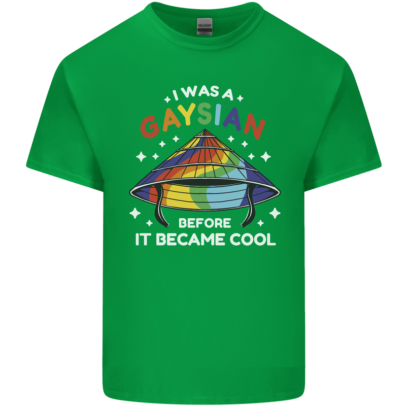 LGBT I Was a Gaysian Before it Came Cool Kids T-Shirt Childrens Irish Green