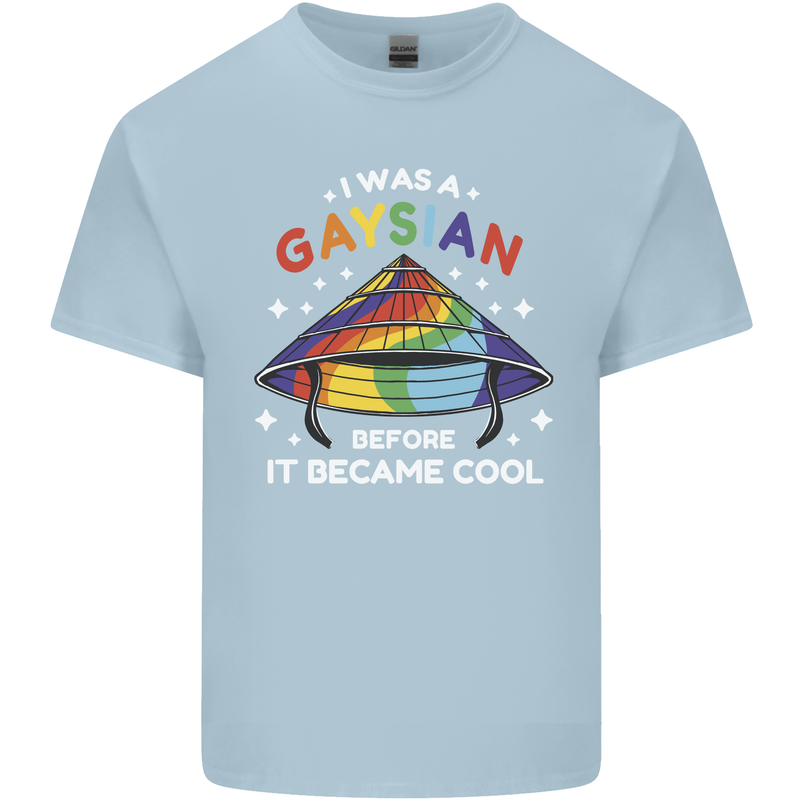 LGBT I Was a Gaysian Before it Came Cool Kids T-Shirt Childrens Light Blue