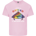 LGBT I Was a Gaysian Before it Came Cool Kids T-Shirt Childrens Light Pink