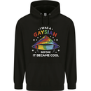 LGBT I Was a Gaysian Before it Came Cool Mens 80% Cotton Hoodie Black