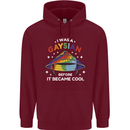 LGBT I Was a Gaysian Before it Came Cool Mens 80% Cotton Hoodie Maroon