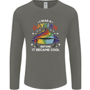 LGBT I Was a Gaysian Before it Came Cool Mens Long Sleeve T-Shirt Charcoal