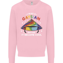 LGBT I Was a Gaysian Before it Came Cool Mens Sweatshirt Jumper Light Pink