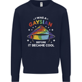 LGBT I Was a Gaysian Before it Came Cool Mens Sweatshirt Jumper Navy Blue