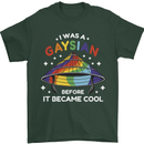 LGBT I Was a Gaysian Before it Came Cool Mens T-Shirt 100% Cotton Forest Green