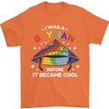 LGBT I Was a Gaysian Before it Came Cool Mens T-Shirt 100% Cotton Orange