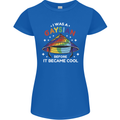 LGBT I Was a Gaysian Before it Came Cool Womens Petite Cut T-Shirt Royal Blue