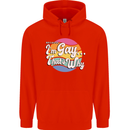 LGBT Im Gay Thats Why Pride Awareness Childrens Kids Hoodie Bright Red