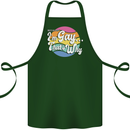 LGBT Im Gay Thats Why Pride Awareness Cotton Apron 100% Organic Forest Green