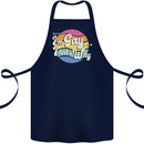 LGBT Im Gay Thats Why Pride Awareness Cotton Apron 100% Organic Navy Blue