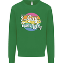 LGBT Im Gay Thats Why Pride Awareness Kids Sweatshirt Jumper Irish Green