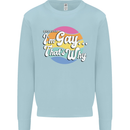 LGBT Im Gay Thats Why Pride Awareness Kids Sweatshirt Jumper Light Blue