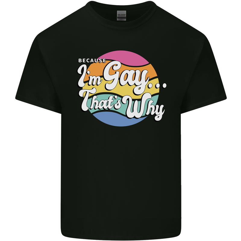 LGBT Im Gay Thats Why Pride Awareness Kids T-Shirt Childrens Black