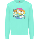 LGBT Im Gay Thats Why Pride Awareness Mens Sweatshirt Jumper Peppermint