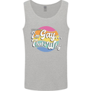 LGBT Im Gay Thats Why Pride Awareness Mens Vest Tank Top Sports Grey