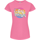 LGBT Im Gay Thats Why Pride Awareness Womens Petite Cut T-Shirt Azalea