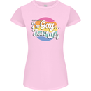 LGBT Im Gay Thats Why Pride Awareness Womens Petite Cut T-Shirt Light Pink