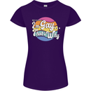 LGBT Im Gay Thats Why Pride Awareness Womens Petite Cut T-Shirt Purple