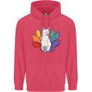 LGBT Kitsune Fox Gay Pride Childrens Kids Hoodie Heliconia