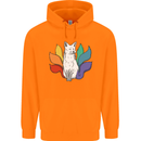 LGBT Kitsune Fox Gay Pride Childrens Kids Hoodie Orange