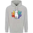 LGBT Kitsune Fox Gay Pride Childrens Kids Hoodie Sports Grey